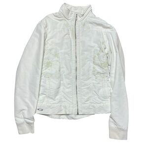 Vintage Y2K Oakley Jacket Full Zip Nylon Drip Logo Women’s Size Large